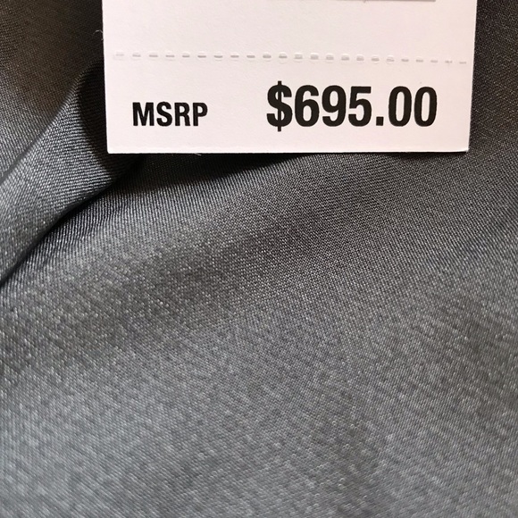 NEW Michael Kors derby embroidered grey coat $695 - Picture 7 of 9